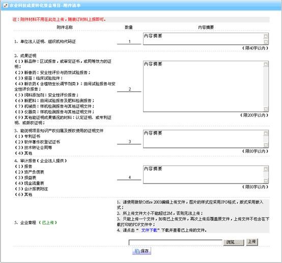 附件清單