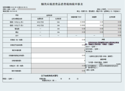 消費稅申報表