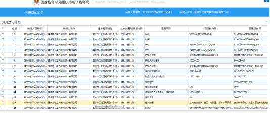 變更登記信息