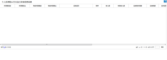 個(gè)人所得稅12萬(wàn)自行申報(bào)信息查詢
