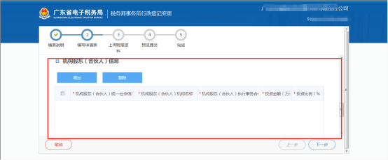 機構(gòu)股東信息變更