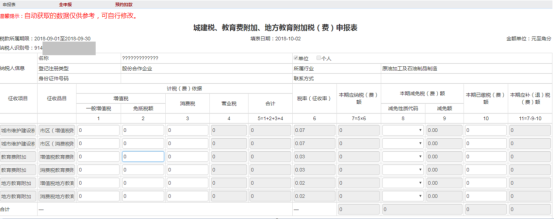 海南省電子稅務局附加稅費申報