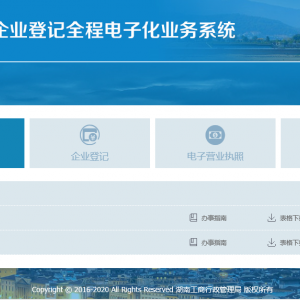 湖南省企業(yè)登記全程電子化業(yè)務(wù)系統(tǒng)企業(yè)變更（備案）登記流程說(shuō)明