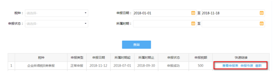 查看申報(bào)表