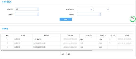 事項(xiàng)查詢、涉稅文書查簽及繳款