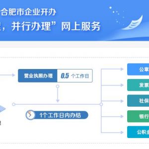 合肥市企業(yè)開辦“一窗受理，并行辦理”網(wǎng)上服務(wù)平臺公司注冊操作指南