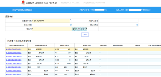 錄入主管稅務(wù)機(jī)關(guān)及驗證碼等信息