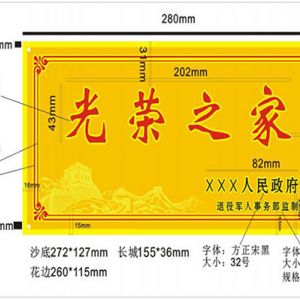 為烈屬、軍屬和 退役軍人等家庭懸掛光榮牌工作實(shí)施辦法（全文）