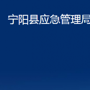 寧陽縣應(yīng)急管理各部門對外聯(lián)系電話