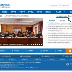上海市教育考試院現(xiàn)場接待預(yù)約平臺操作指南