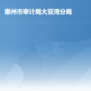 惠州市審計局大亞灣分局各部門工作時間及聯(lián)系電話