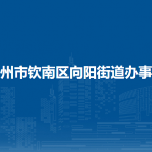 欽州市欽南區(qū)向陽街道辦事處各部門負責(zé)人和聯(lián)系電話