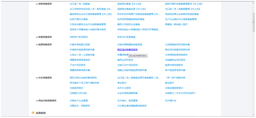 上海市電子稅務(wù)局跨區(qū)域涉稅事項(xiàng)報(bào)告辦理頁面