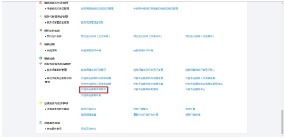 點擊“涉稅專業(yè)服務(wù)專項報告”