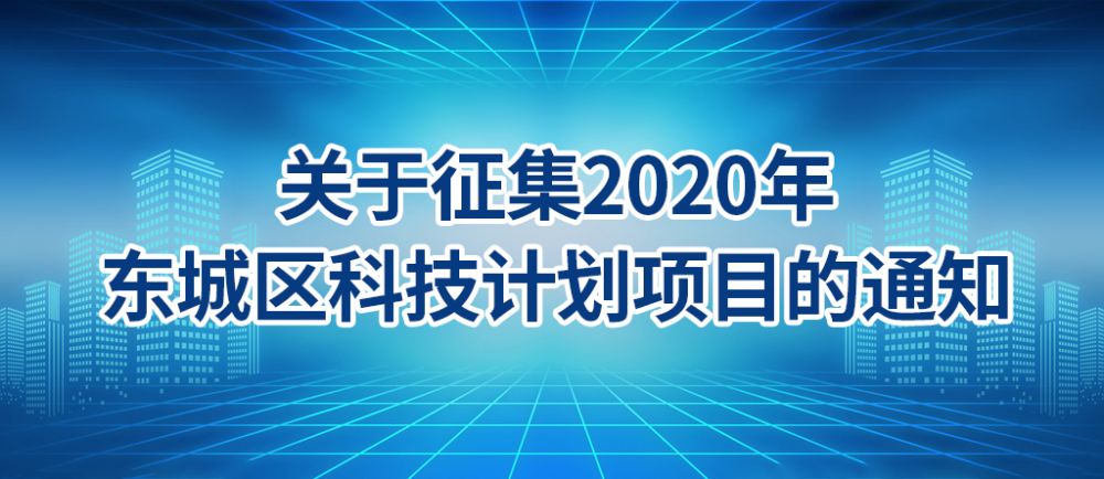 2020年東城區(qū)科技計(jì)劃項(xiàng)目申報(bào)表