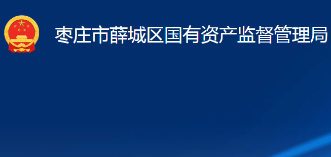 棗莊市薛城區(qū)國(guó)有資產(chǎn)監(jiān)督管理局