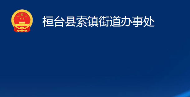 桓臺(tái)縣索鎮(zhèn)街道辦事處