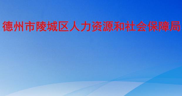 德州市陵城區(qū)人力資源和社會保障局