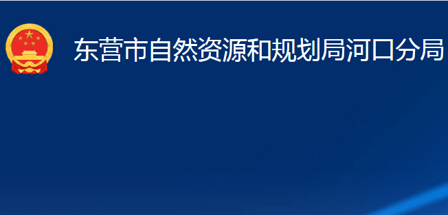 東營(yíng)市自然資源和規(guī)劃局河口分局