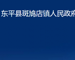 東平縣斑鳩店鎮(zhèn)人民政府