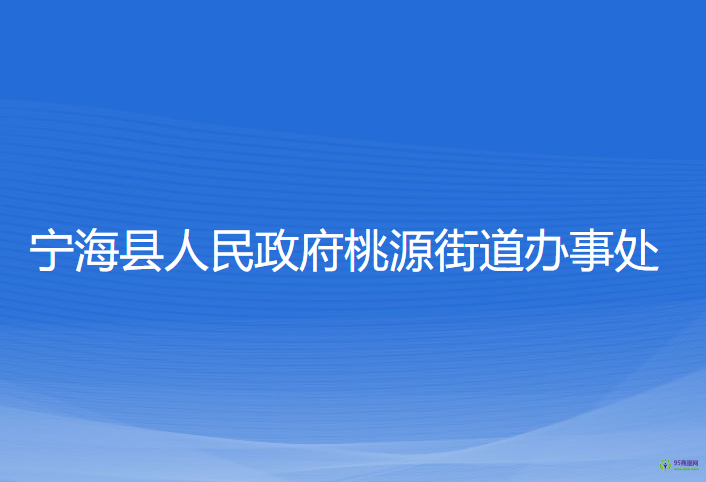 寧?？h桃源街道辦事處