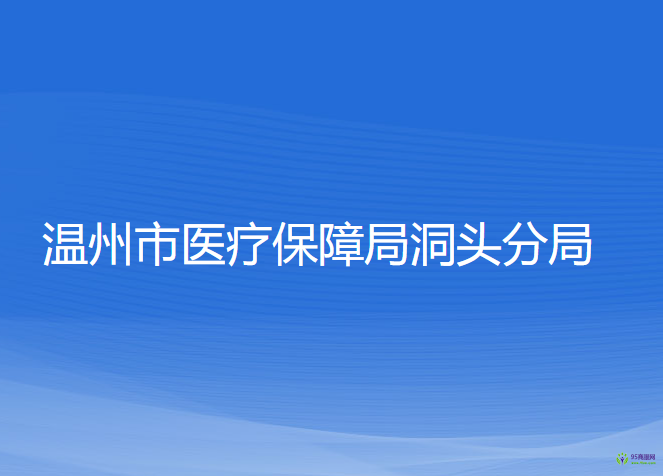 溫州市醫(yī)療保障局洞頭分局