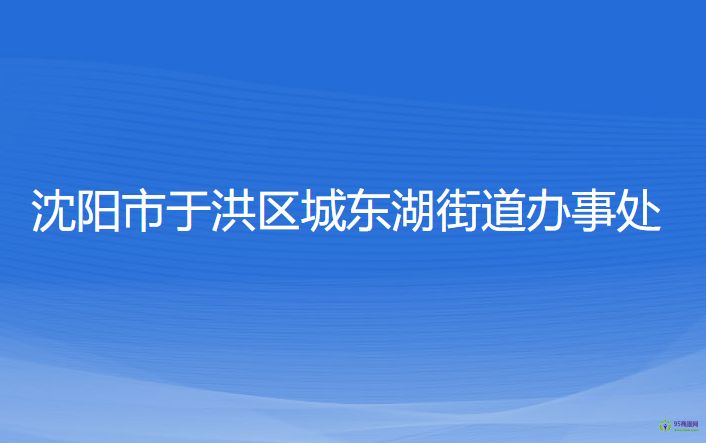 沈陽市于洪區(qū)城東湖街道辦事處