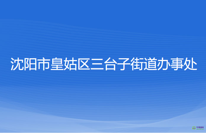 沈陽市皇姑區(qū)三臺子街道辦事處