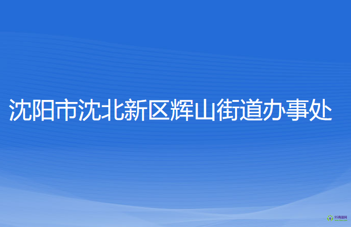 沈陽市沈北新區(qū)輝山街道辦事處