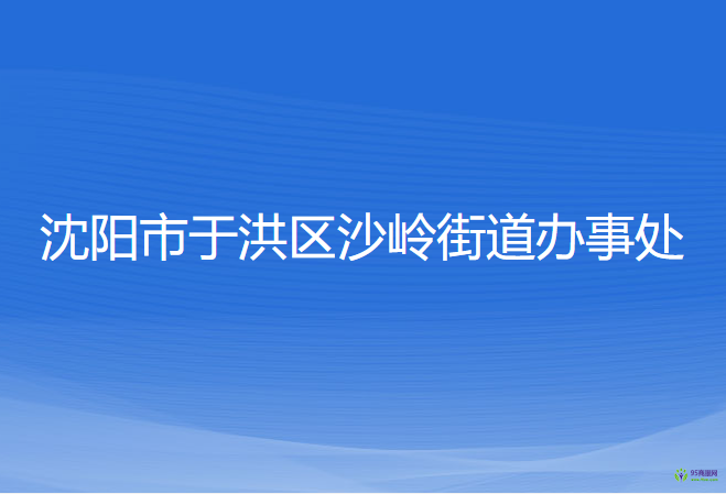 沈陽市于洪區(qū)沙嶺街道辦事處