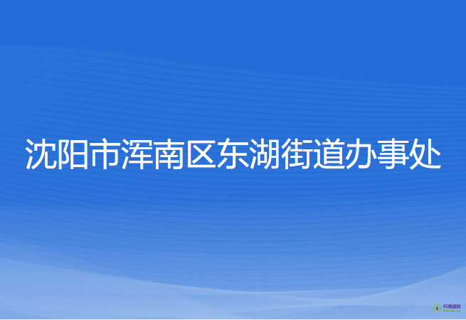 沈陽(yáng)市渾南區(qū)東湖街道辦事處