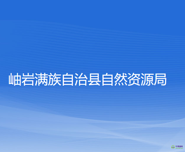 岫巖滿族自治縣自然資源局