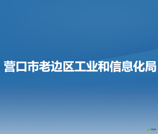 營口市老邊區(qū)工業(yè)和信息化局