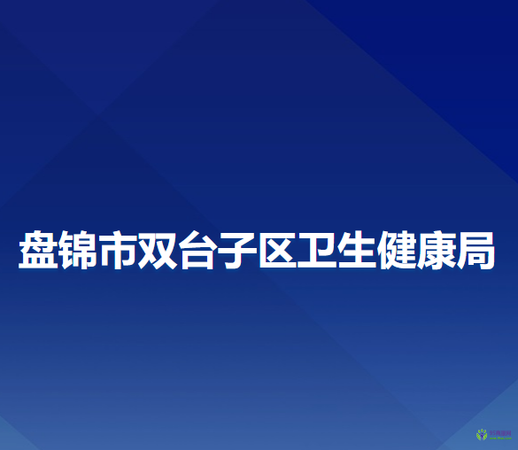 盤錦市雙臺子區(qū)衛(wèi)生健康局