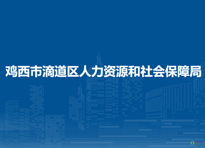 雞西市滴道區(qū)人力資源和社會(huì)保障局